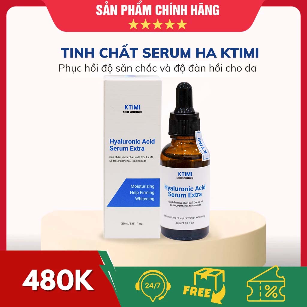 KTIMI Serum Cấp Ẩm Axit Hyaluronic