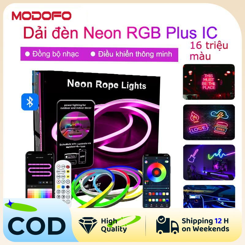 Đèn NEON FLEX aRGB Dây đèn neon chạy đuổi trang trí phòng ngủ, decor phòng khách