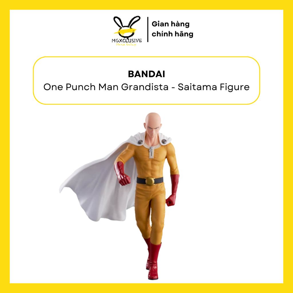 Mô Hình Chính Hãng Bandai Grandista - One Punch Man Saitama Figure