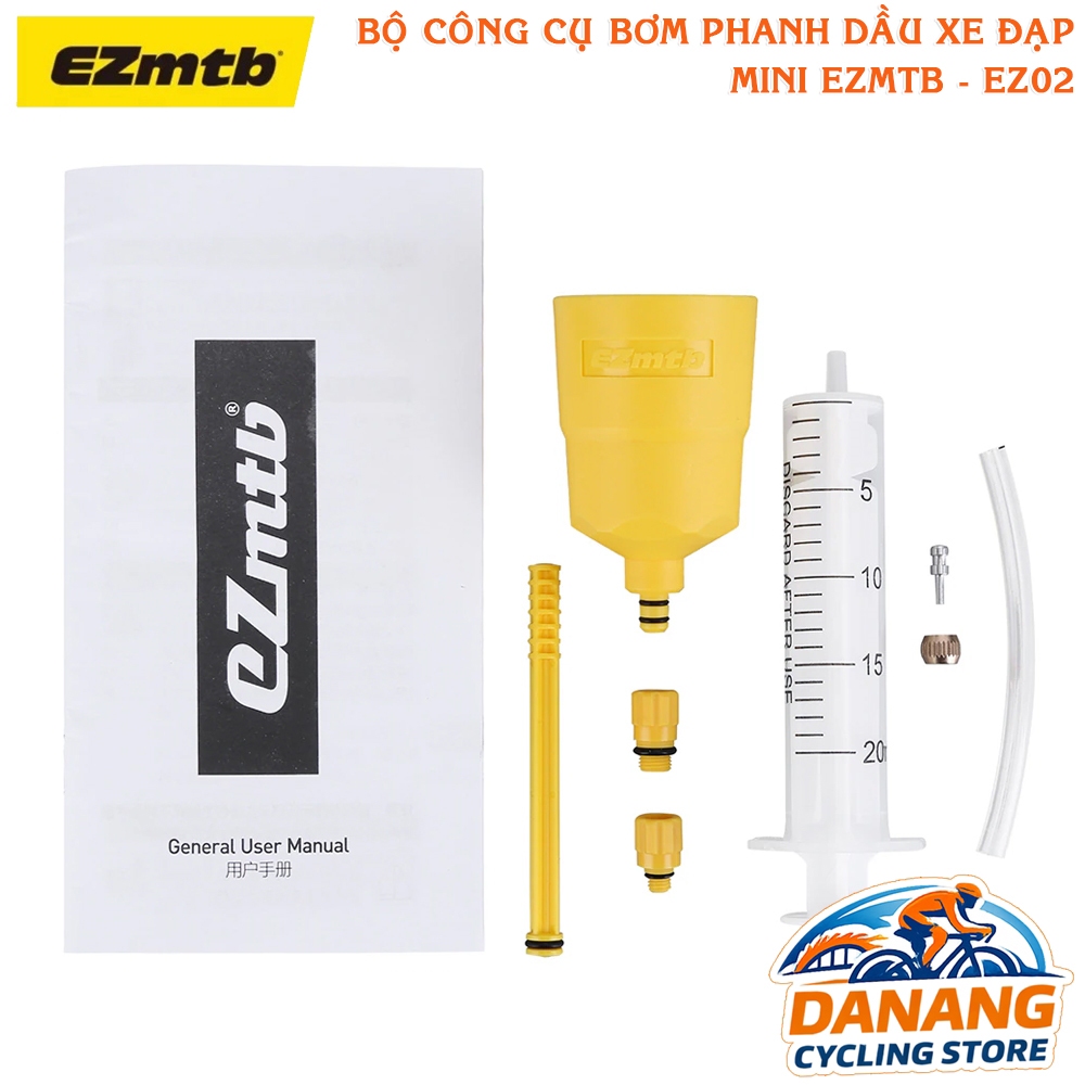 Bộ Dụng Cụ Bơm Dầu Phanh Xe Đạp Shimano, Tektro – Bộ Mini EZmtb 02