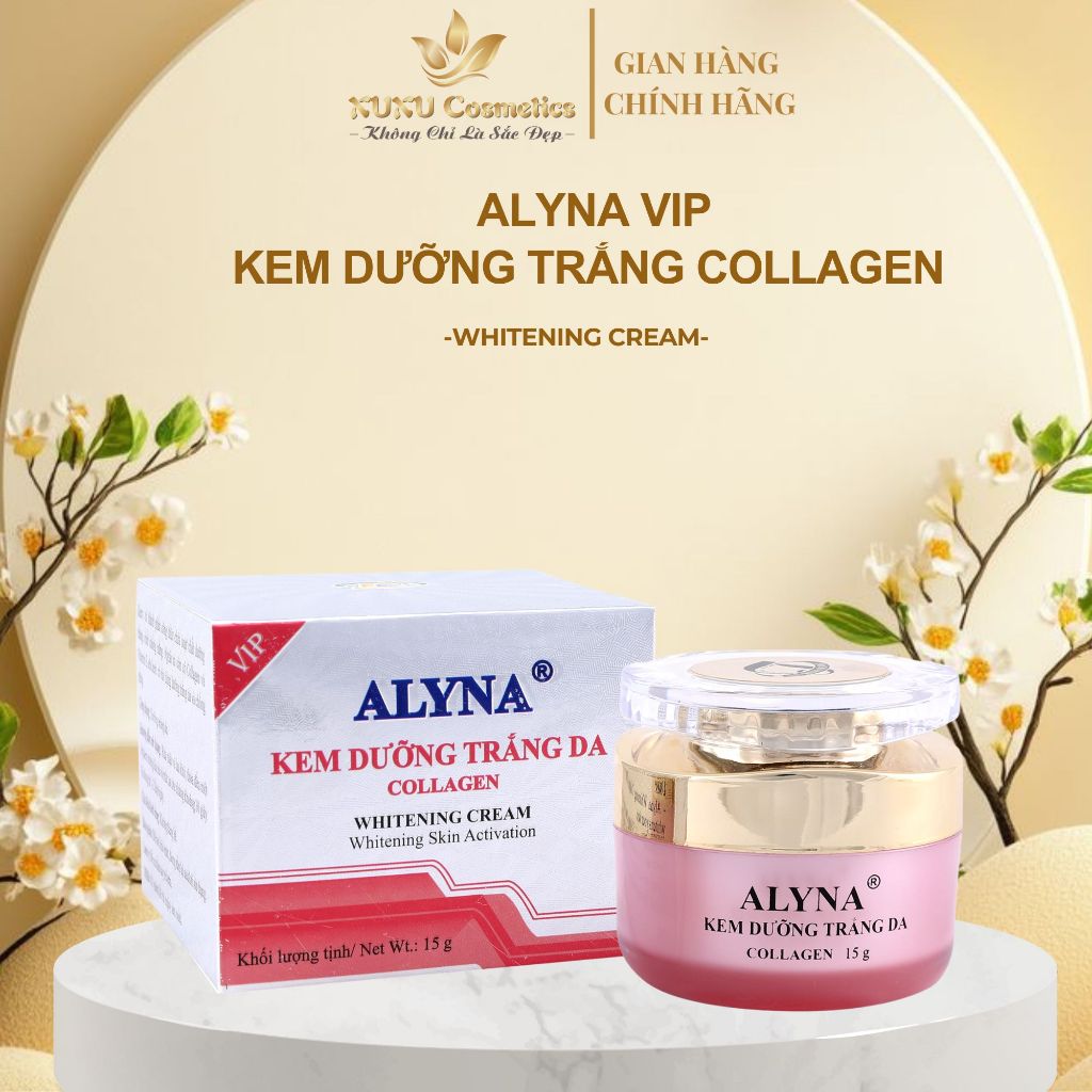 Kem Dưỡng trắng da Collagen Alyna