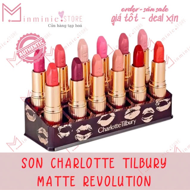 Son Charlotte Tilbury Matte Revolution - các màu các size