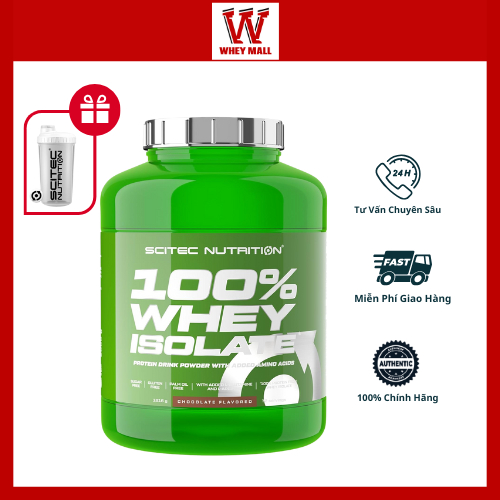 Scitec Whey Isolate Scitec Isolate Nutrition1816gr hỗ trợ tập luyện thể thao