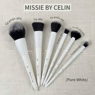 [ 12 cọ ] Bộ cọ trang điểm cá nhân Celin - ALISA