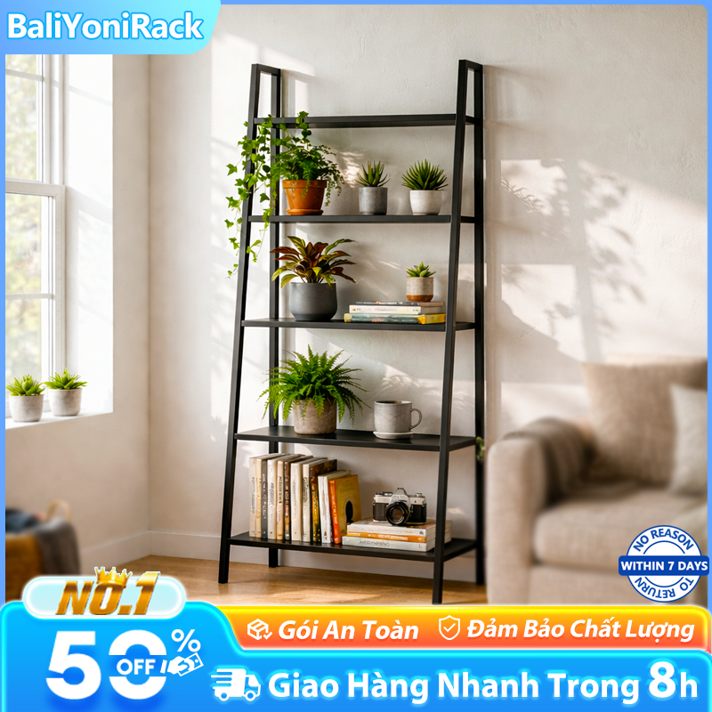 Bali Kệ Đa Năng Hình Thang 4 Tầng Phòng Ngủ Chắc Chắn Hàng Nhập Khẩu Kệ Sắt Decor Trang Trí Phòng Khách | BigBuy360 - bigbuy360.vn