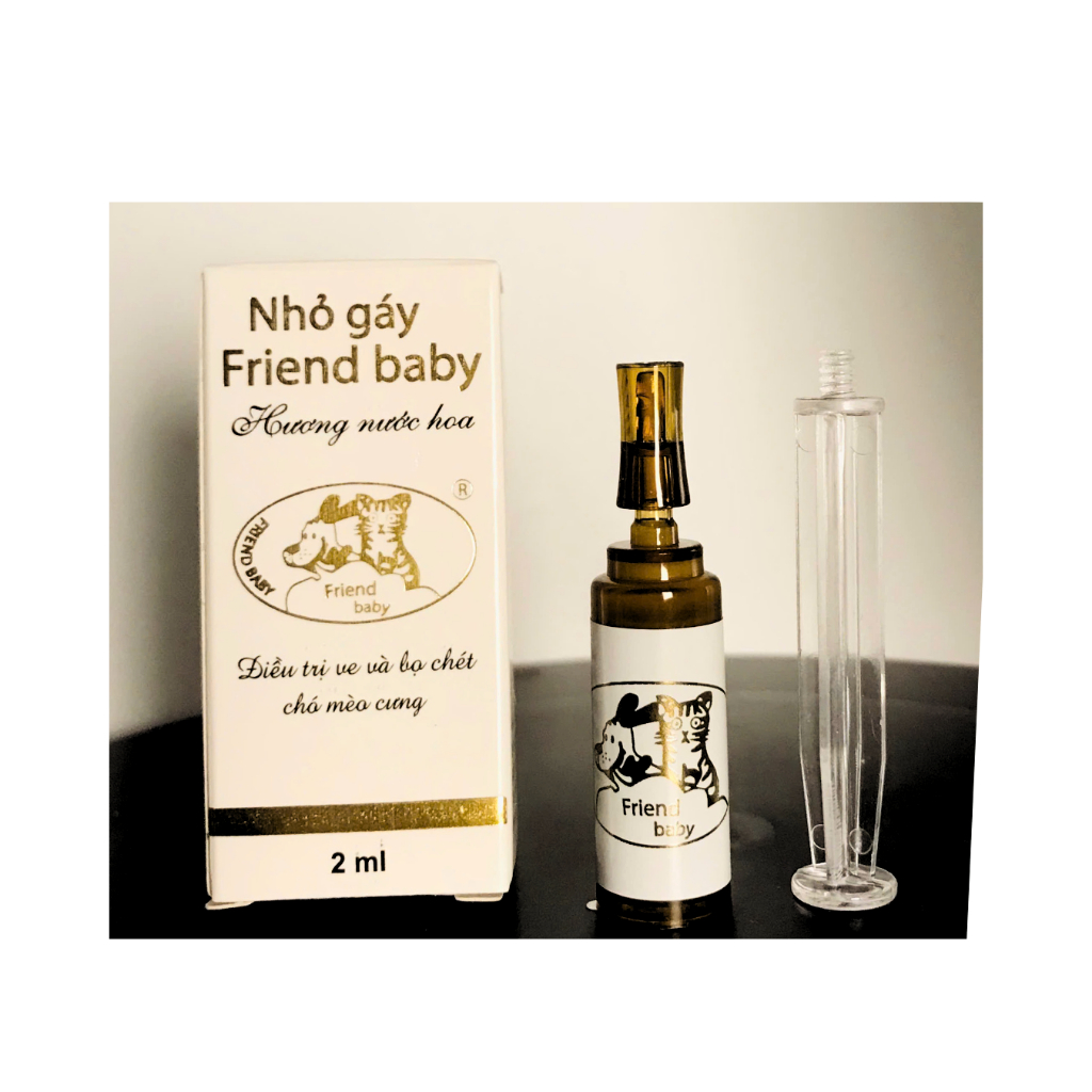 Nhỏ gáy trị ve rận cho chó mèo Friend baby , tuýp 2ml