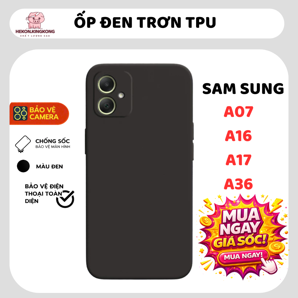 Ốp lưng SAM SUNG A06 A07 A16 A17 A35 A36 A55 A56 TPU mền dẻo dành cho ĐIỆN THOẠI