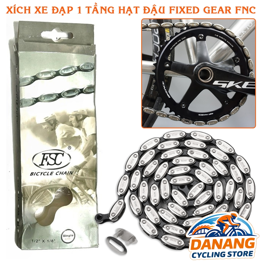 Xích Sên Xe Đạp 1 Tầng Hạt Đậu Fixed Gear FNC