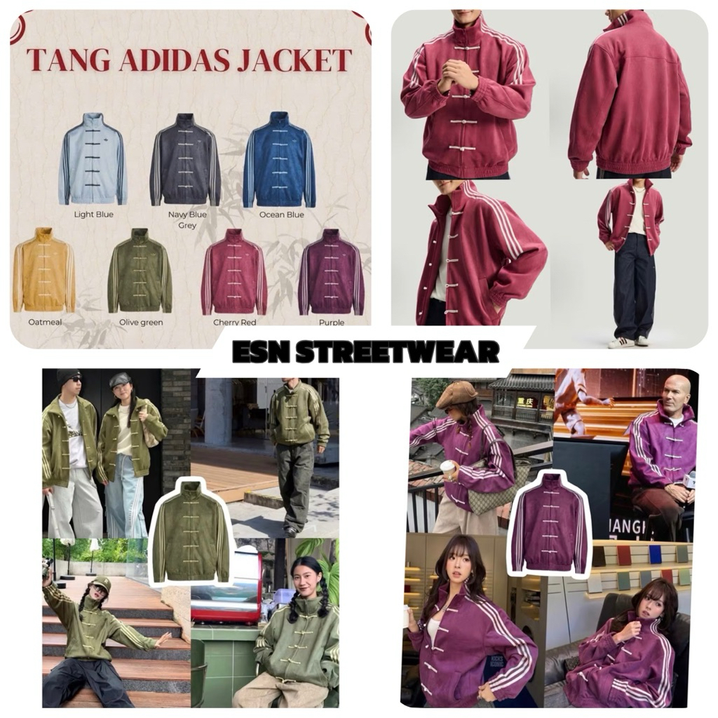 [CHÍNH HÃNG] Jacket Adidas Tang Chinese Authentic, Áo khoác Adidas chính hãng