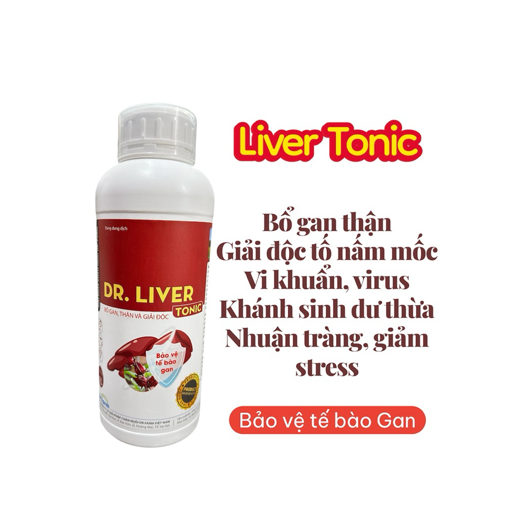 Liver Tonic 1 lít - bổ gan thận, giải độc, nhuận tràng