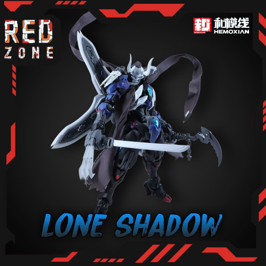 Mô Hình Lắp Ráp Lone Shadow Của HEMOXIAN (Tặng Kèm Áo Choàng)