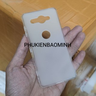 [Sony XZ2 Compact] Ốp lưng silicon dẻo đen/ trắng nhám cao cấp