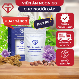 Viên Ăn Ngon GG cho người gầy, hỗ trợ ăn ngon ngủ tốt, cải thiện tiêu hoá, không hiệu quả hoàn tiền