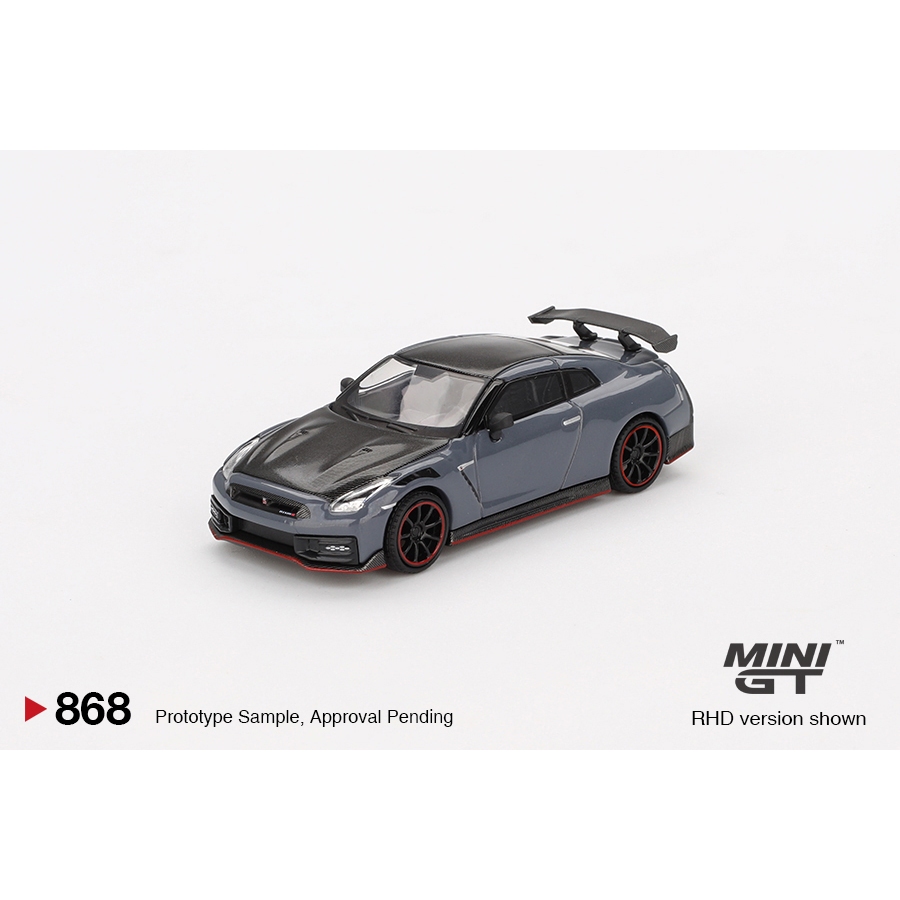 Mini GT 868 - Mô hình xe hơi Nissan GT-R Nismo (R35) 2024 - Stealth Gray (new Box)