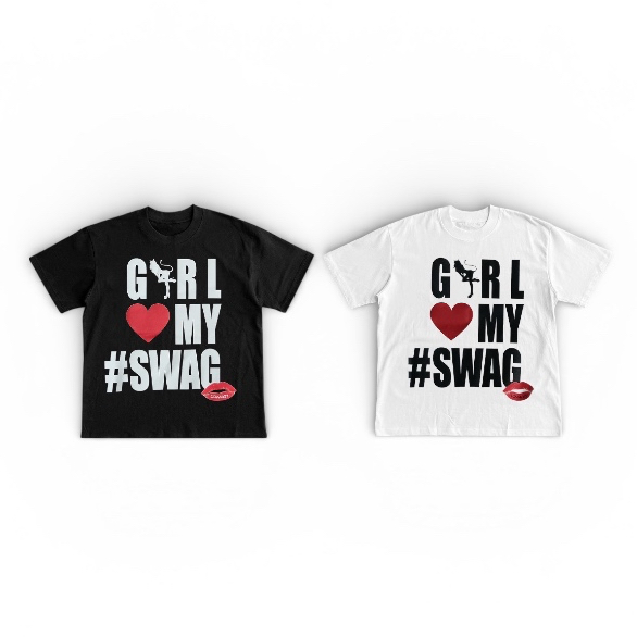 Áo Thun Ngắn LOWKEY Girl My Swag Tee 230gsm
