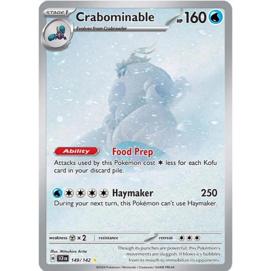 [Thẻ bài Pokemon TCG] Crabominable - 149/142 - Illustration Rare