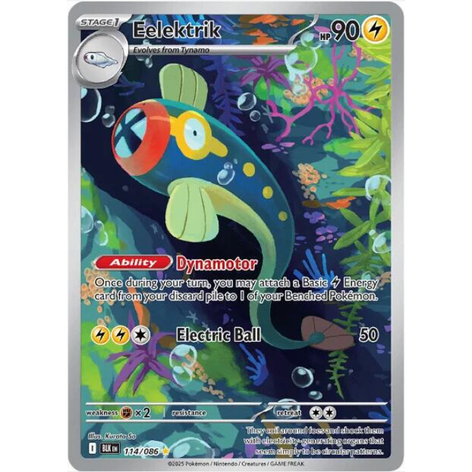 [Thẻ bài Pokemon TCG] Eelektrik - 118/086 - Illustration Rare