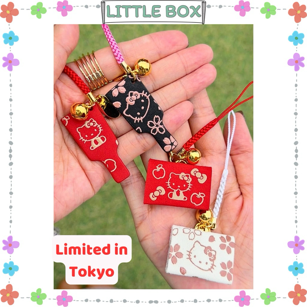 [Chính hãng Nhật - Sẵn] Hello Kitty Omamori - Móc khoá Omamori may mắn Hello Kitty