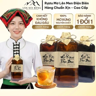 Rựơu Mơ Lên Men Hạ Thổ 500ml –Đặc Sản Dân Tộc Thái– Không Đau Đầu, Không Mệt Mỏi –Lân Núi Rừng