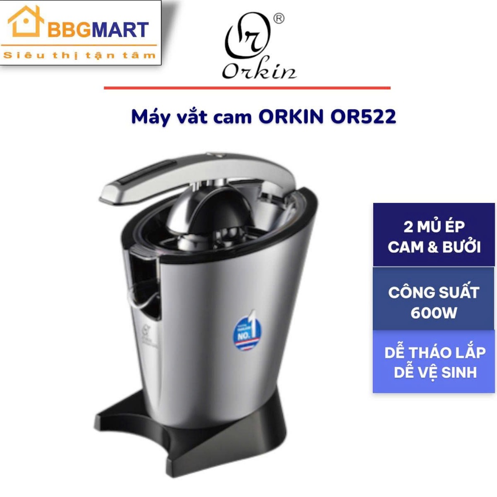Máy vắt cam ORKIN OR522 600W II Bennix BN-800JO I Kalpen CJK-2682 800W II PHILIPS HR2738 BH 24 THÁNG