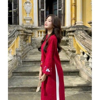 Sét Áo Dài Nhung Cách Tân Big Size (55kg đến 100kg) MS02