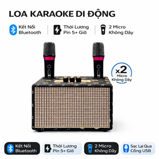 Loa Bluetooth M24 Pro Bass Mạnh Âm Thanh Lớn Cực Đỉnh Bluetooth 5.2 Thế Hệ Mới, Thiết Kế Cực Đẹp, Dễ Sử Dụng PKMALL