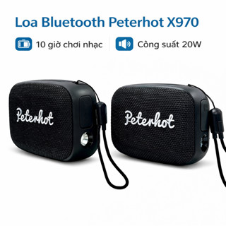 Loa Bluetooth X970 không dây bass căng kiêm sạc dự phòng và đèn pin