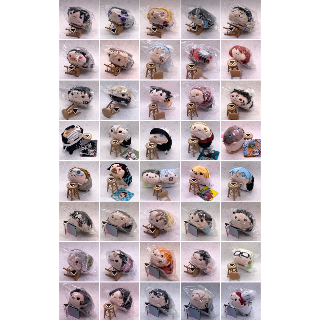 OtakuTPstore Chính hãng off official noru plush doll gấu bông Jujutsu Kimetsu Kuroko Haikyuu Chainsa