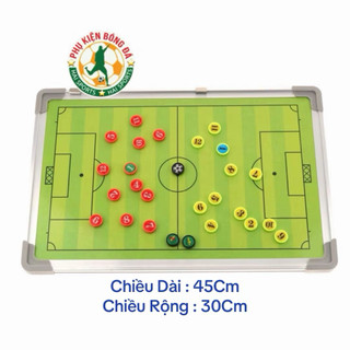 Bảng chiến thuật bóng đá 2 mặt - Kèm bút - Bảng sơ đồ chiến thuật bóng đá
