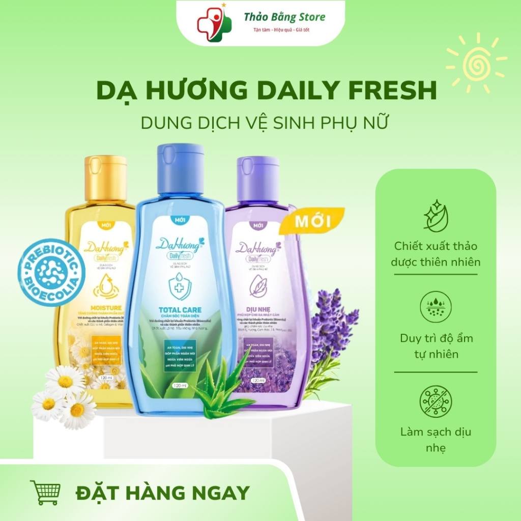Dạ Hương Daily Fresh chai 120ml/145ml