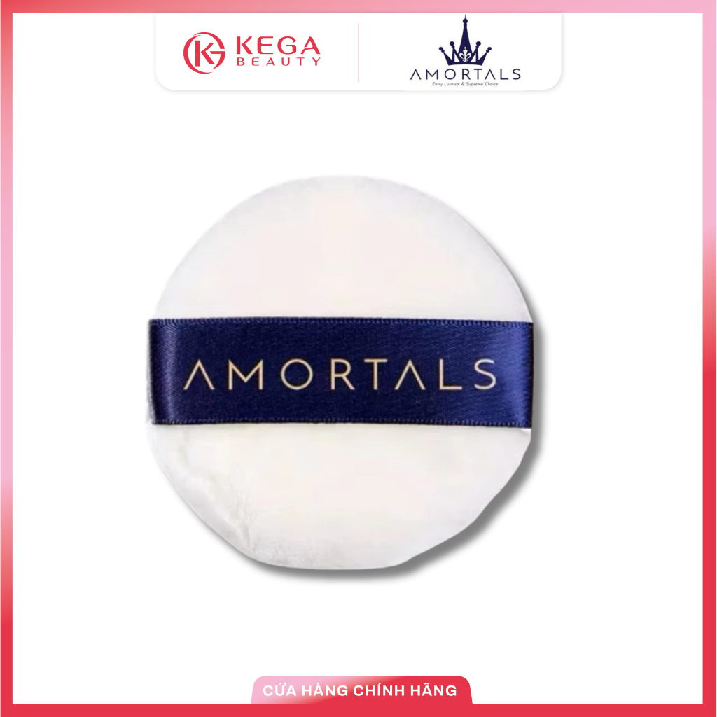 Bông Mút Phấn Phủ AMORTALS Phấn Phủ Bột - Phấn Nén Mềm Mịn Chính Hãng