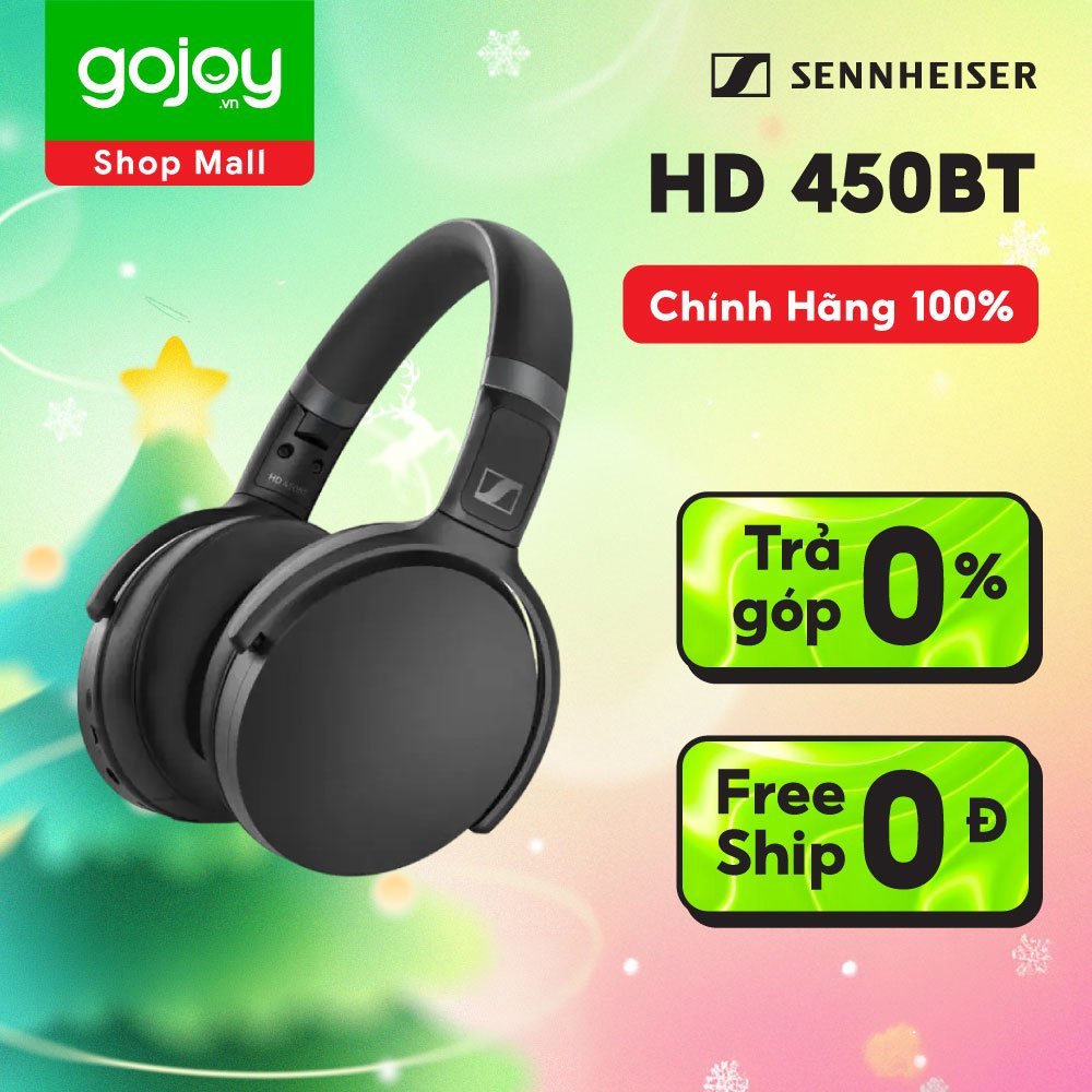 Tai nghe chụp tai bluetooth chống ồn SENNHEISER HD 450BT - Hàng chính hãng