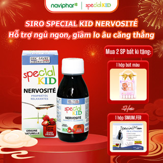 (Chính Hãng) Siro Special Kid Nervosité - Siro ngủ ngon cho bé, giúp thư giãn, bớt lo âu giảm căng thẳng - 125ml