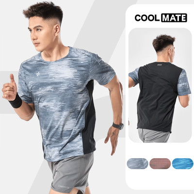 [MUA 2 GIẢM 5%]Áo thun thể thao nam chạy bộ Advanced Vent Tech Graphic Camo siêu nhẹ, bền bỉ, nhanh khô - Coolmate