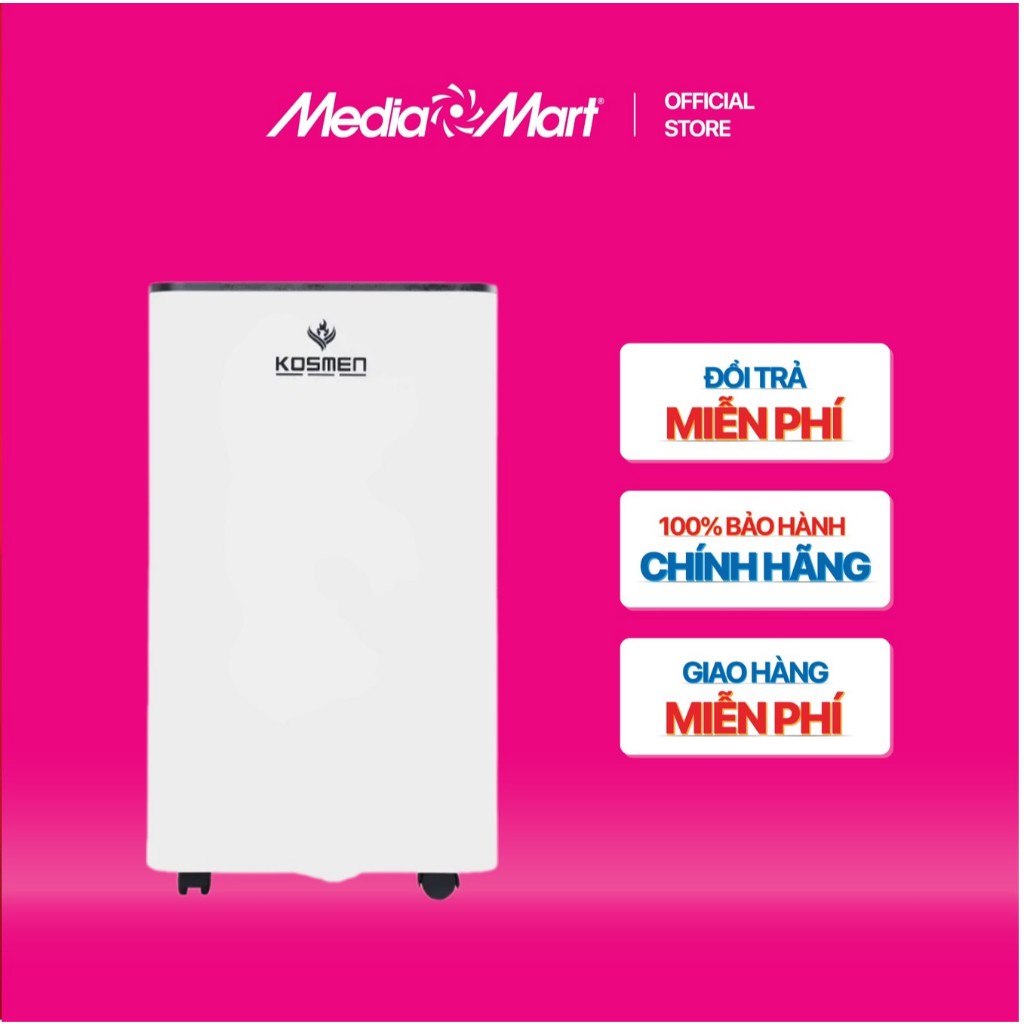 [MediaMart-FREESHIP] Máy hút ẩm Kosmen KM-60S