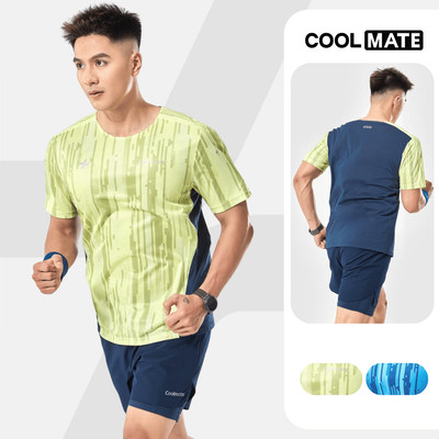 [MUA 2 GIẢM 5%]Áo thun thể thao nam chạy bộ Advanced Vent Tech Graphic Pixel siêu nhẹ giảm ma sát tối đa - Coolmate