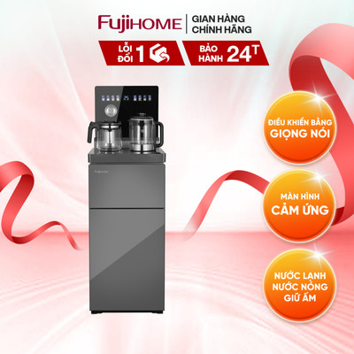 Cây nước bàn trà điều khiển bằng giọng nói Fujihome TB2411N-VOICE – Màn hình LED cảm ứng