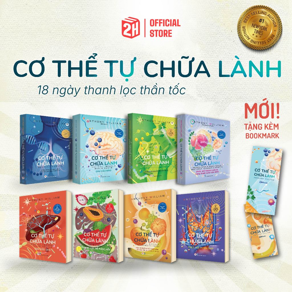 Sách Combo Cơ Thể Tự Chữa Lành (Trọn Bộ 8 Cuốn) - 2H Books HCM