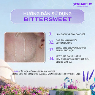 Serum peel da an toàn 30% AHAS Dermarium Bittersweet giúp tẩy tế bào da chết, hỗ trợ giảm mụn, sáng da 10ml