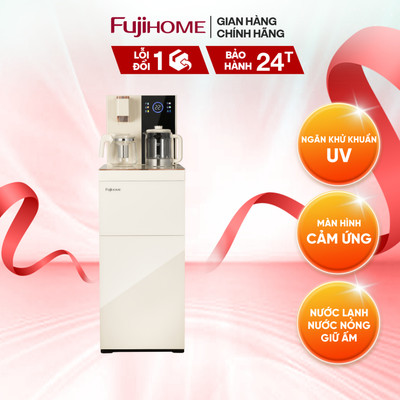 Cây nước bàn trà cao cấp có ngăn khử khuẩn UV Fujihome TB238N-UV, Công suất làm nóng lạnh nhanh