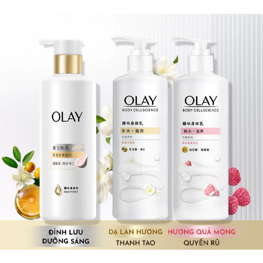 Sữa dưỡng thể/Sữa tắm OLAY - Dưỡng ẩm sáng da
