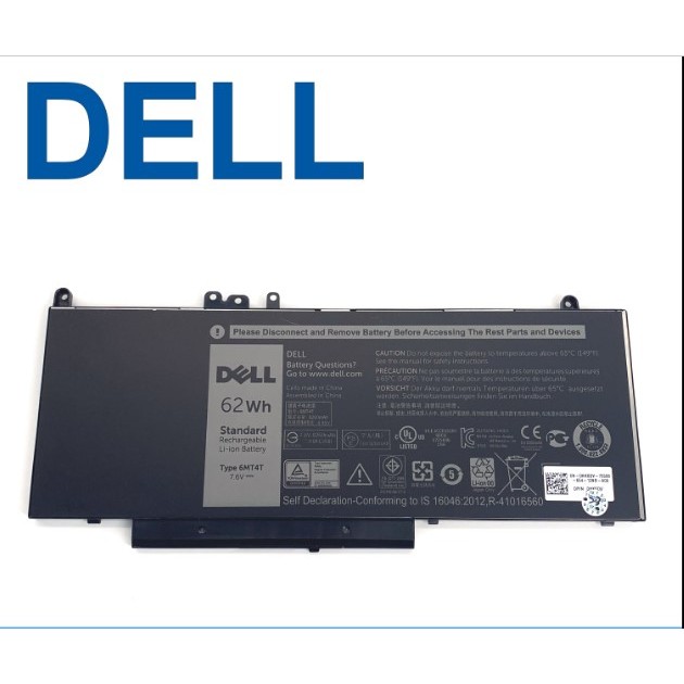 ⚡ Pin Laptop Dell Latitude E5470 E5570 Precision 3510 Type 6MT4T