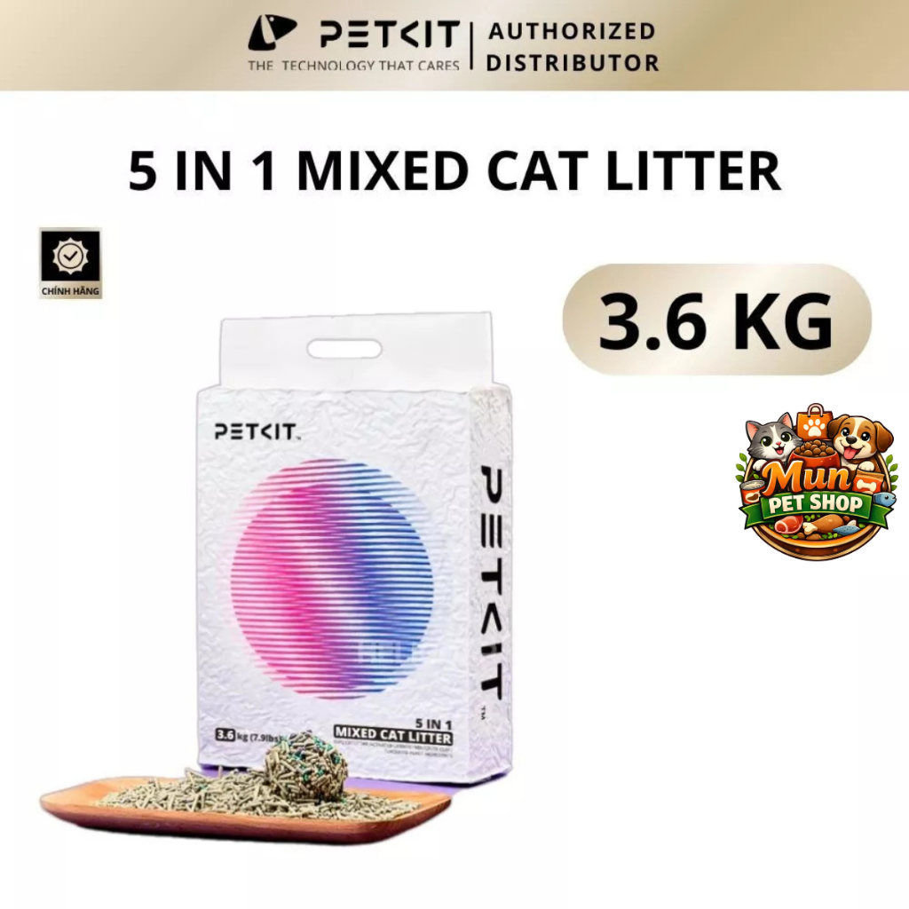 Cát Mèo PETKIT Cát Vệ Sinh Cho Mèo Khử Mùi, Không Bụi