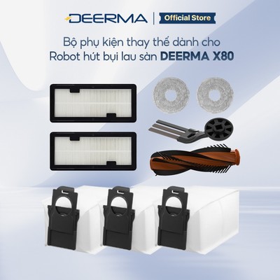 Phụ kiện thay thế cho Robot hút bụi lau sàn Deerma X80 chính hãng