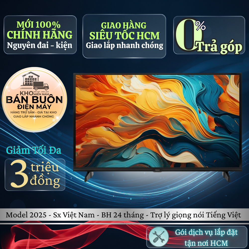 AQT32K85FX Google Tivi Aqua – 32 inch, HD, Google TV, Dolby Digital AQT32K85FX