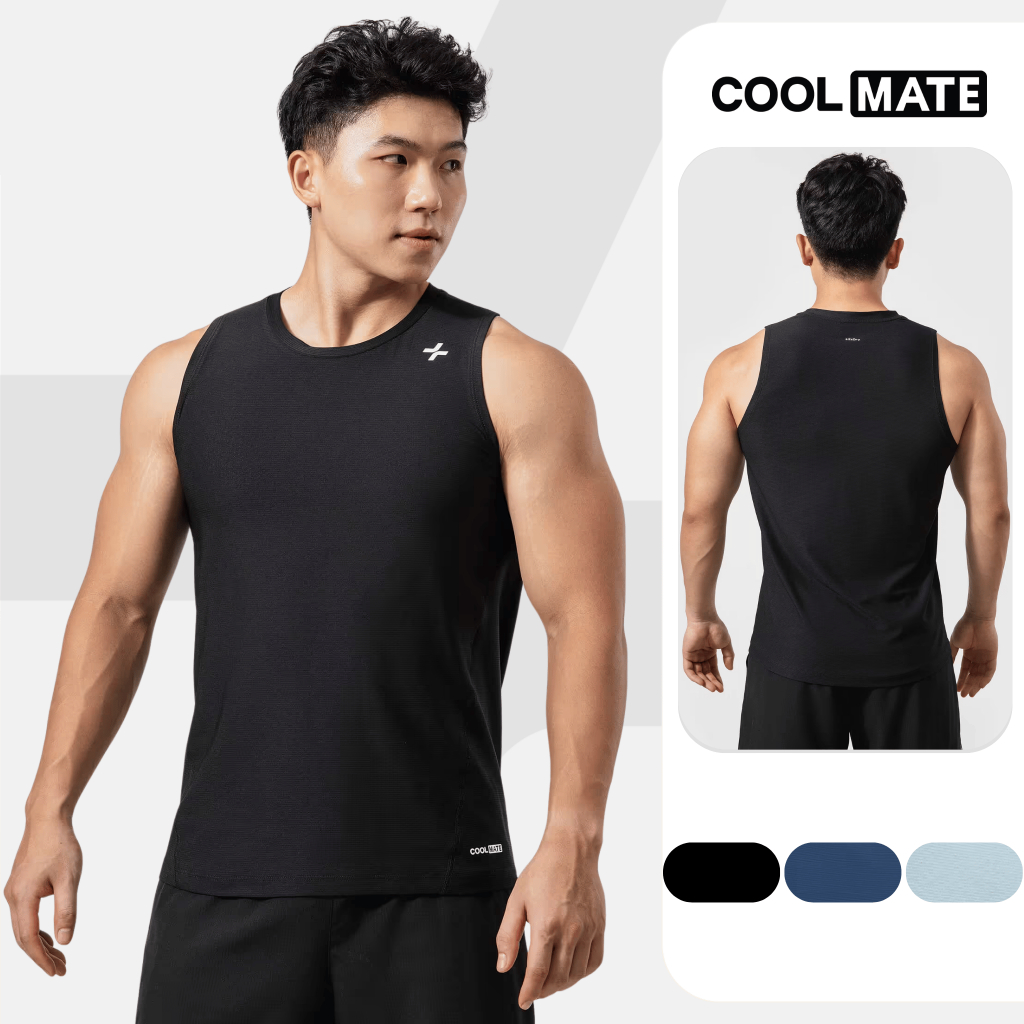 Áo thể thao Tanktop Gym Essentials II co giãn 4 chiều nhanh khô, thoáng khí Coolmate [OUTLET - KHÔNG ĐỔI TRẢ]