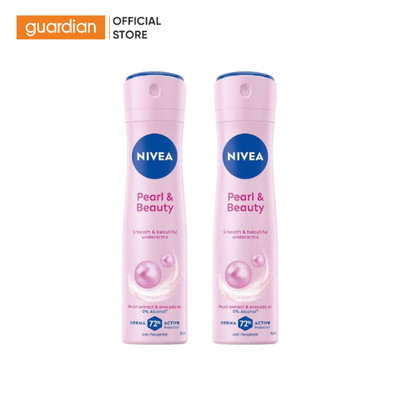 Combo 2 Xịt Ngăn Mùi Nữ Ngọc Trai Nivea 150ml