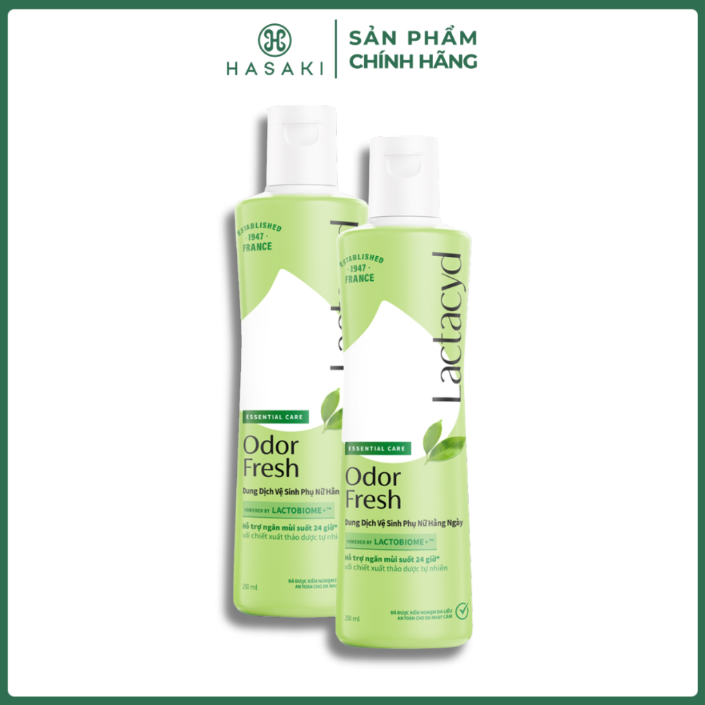 Combo 2 Dung Dịch Vệ Sinh Phụ Nữ Lactacyd Ngăn Mùi 24H 250ml Odor Fresh Hasaki Sản Phẩm Chính Hãng