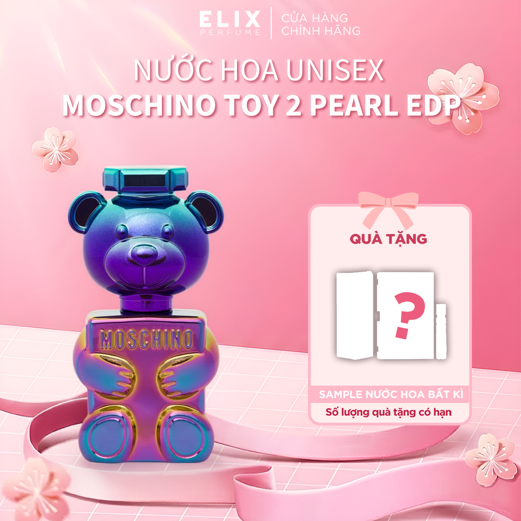 Nước Hoa Unisex Moschino Toy 2 Pearl Eau De Parfum - 100ml - Trẻ Trung, Năng Động