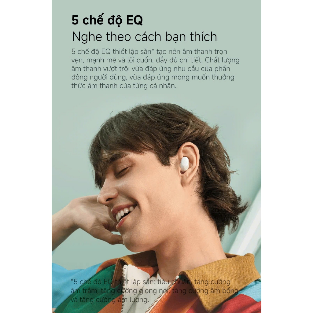 Tai nghe Bluetooth Redmi Buds 6 Play Xiaomi - Giảm tiếng ồn bằng AI - Thời lượng pin lên tới 36 giờ - Siêu nhẹ 3,6g | BigBuy360 - bigbuy360.vn